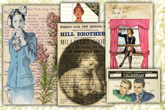 Download Vintage Ephemera Collage Junk Journal - Junk journal Collection