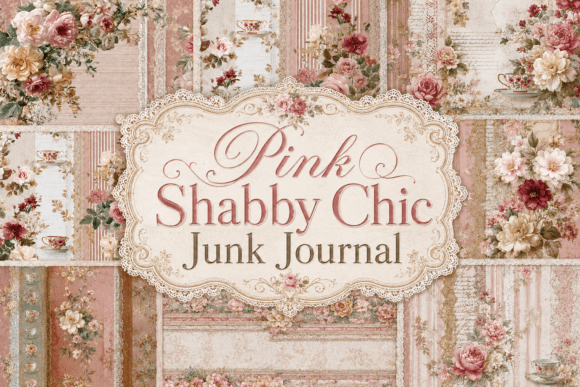 Download Pink Shabby Chic Junk Journal - Junk journal Collection