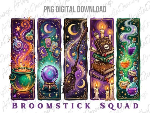 Download Witch Broomstick Squad Brushstroke PNG - Witch Collection