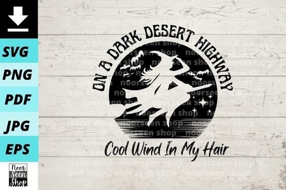 Download Halloween Witch on a Dark Desert - Premium Resources