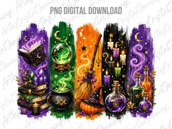 Download Halloween Holiday Witch Brushstroke PNG - Witch Collection
