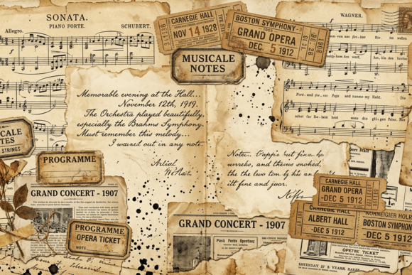 Download Vintage Label Collage Junk Journal Page - Junk journal Collection