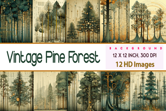Download Vintage Pine Forest - Vintage pine Collection